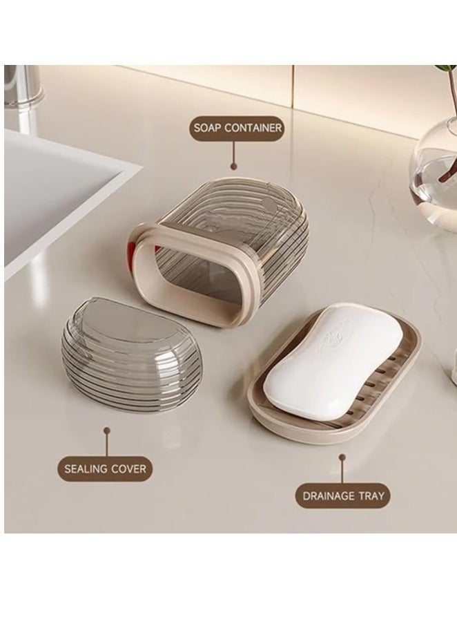 A practical and leak-proof soap dish suitable for travel and for drying soap in bathrooms and gyms. - Image 1